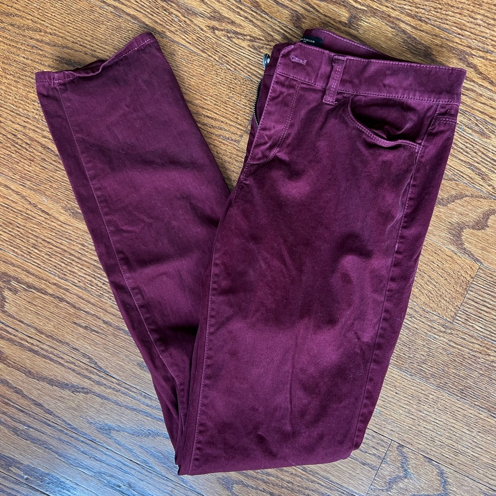 Ann Taylor Maroon Pants size 6